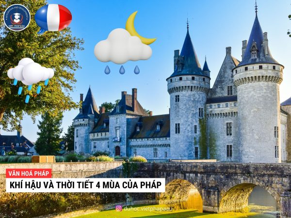 Khí hậu và thời tiết 4 mùa của Pháp